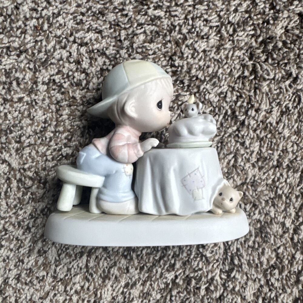 PRECIOUS MOMENTS FIGURINE - WELL, BLOW ME DOWN IT'S YOUR BIRTHDAY